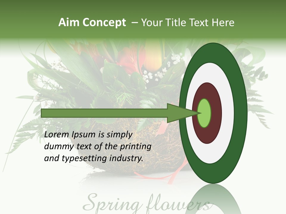 Nature Bright Petal PowerPoint Template