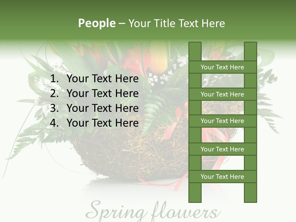 Nature Bright Petal PowerPoint Template