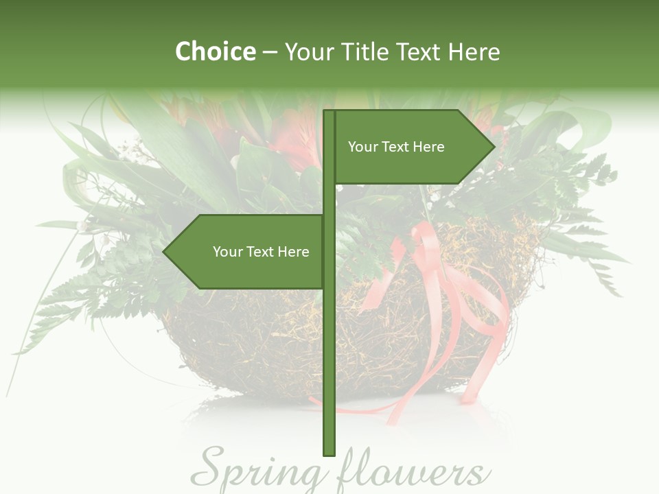 Nature Bright Petal PowerPoint Template