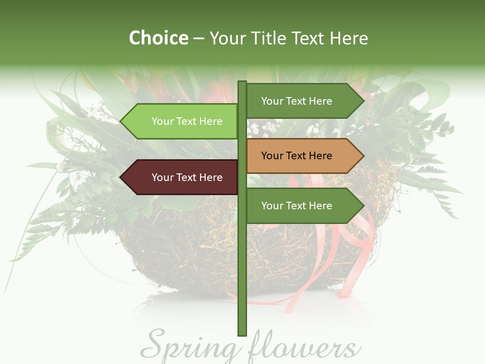 Nature Bright Petal PowerPoint Template