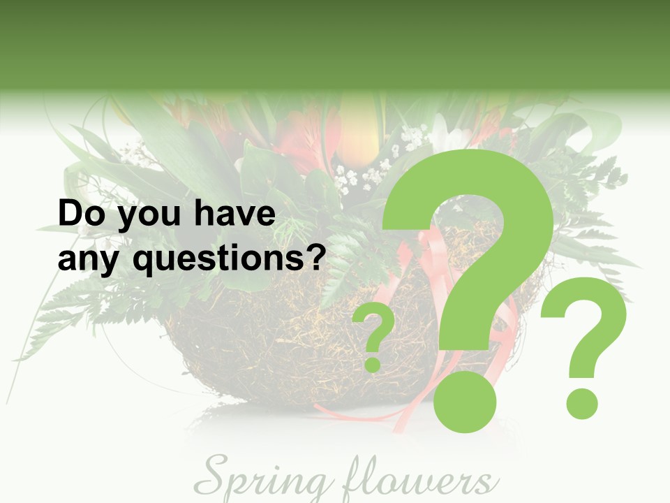 Nature Bright Petal PowerPoint Template