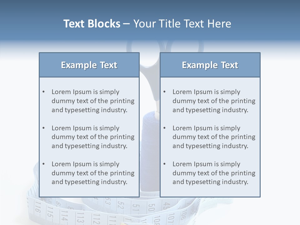 Stitch Design Knitting PowerPoint Template