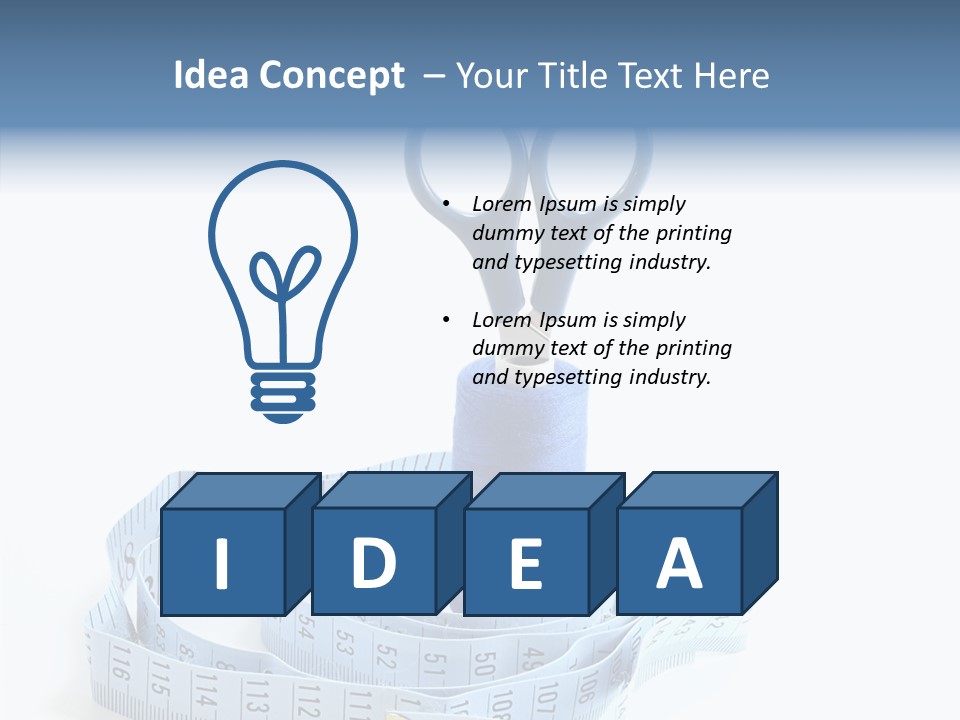 Stitch Design Knitting PowerPoint Template