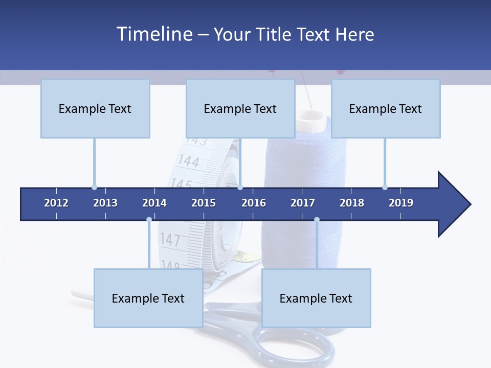 Scissors Button Material PowerPoint Template
