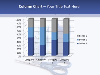 Scissors Button Material PowerPoint Template