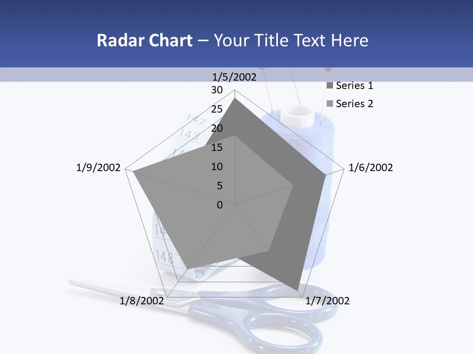 Scissors Button Material PowerPoint Template