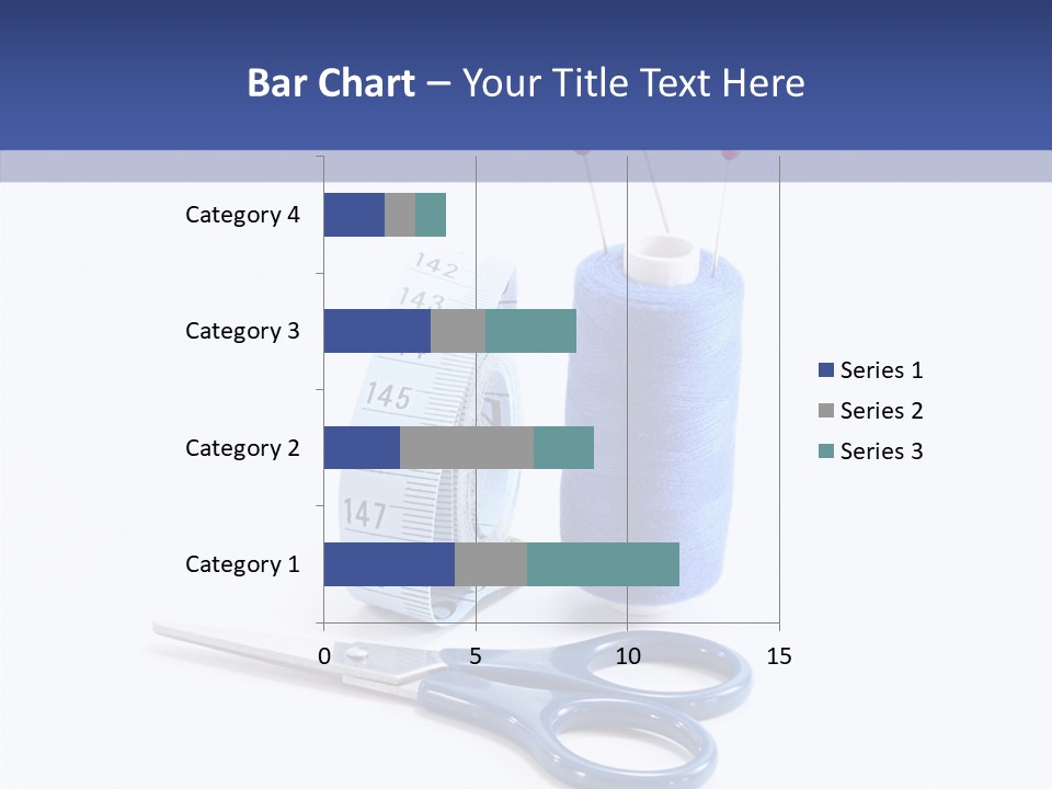 Scissors Button Material PowerPoint Template