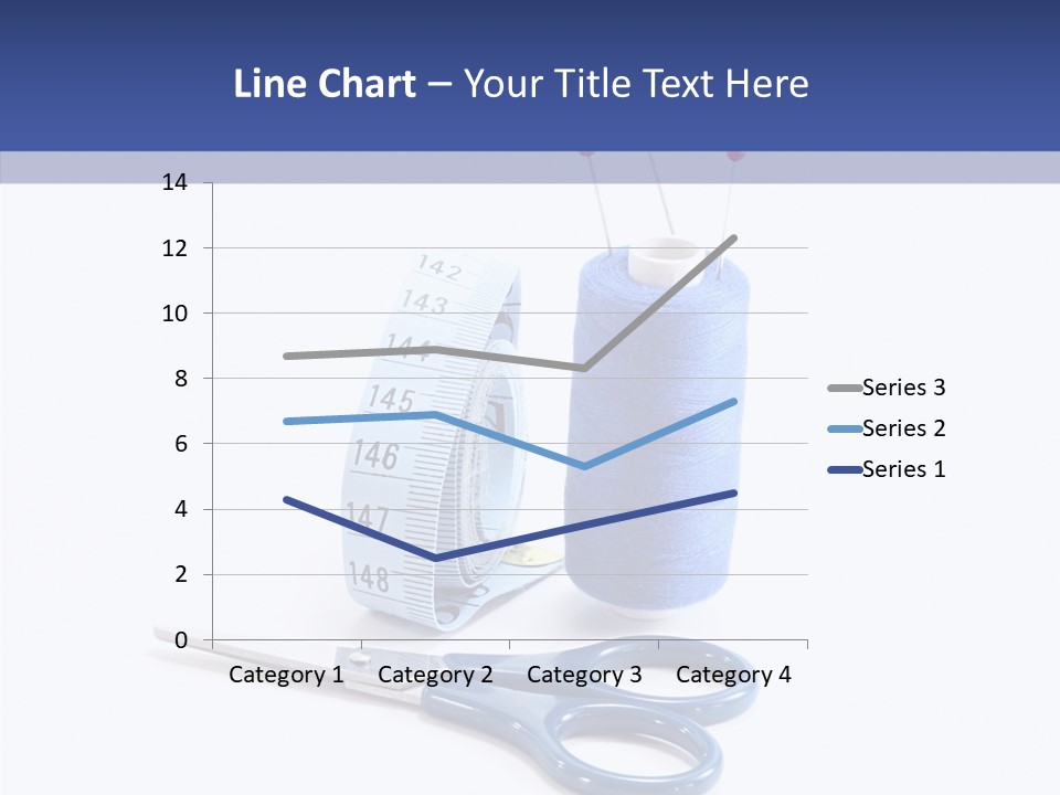 Scissors Button Material PowerPoint Template
