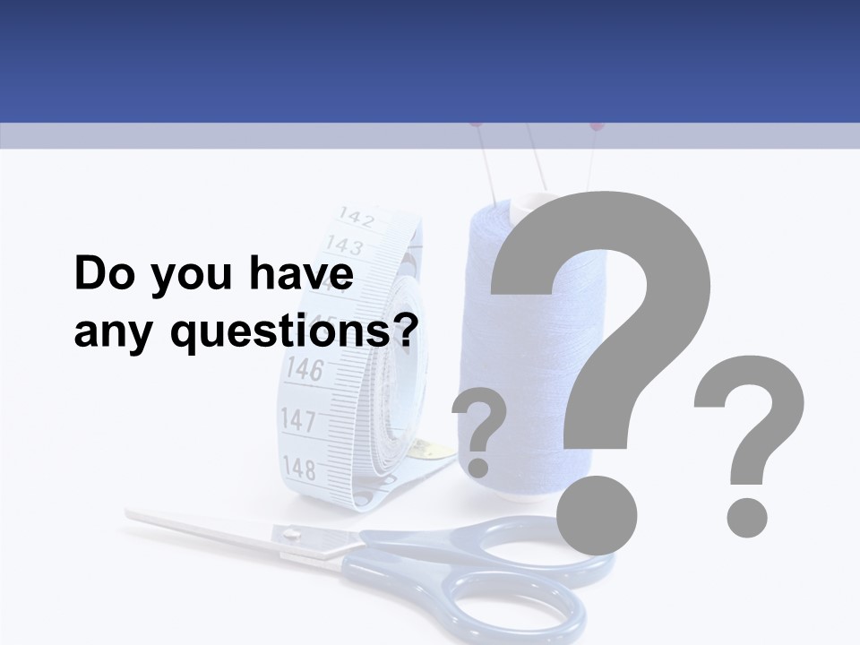 Scissors Button Material PowerPoint Template