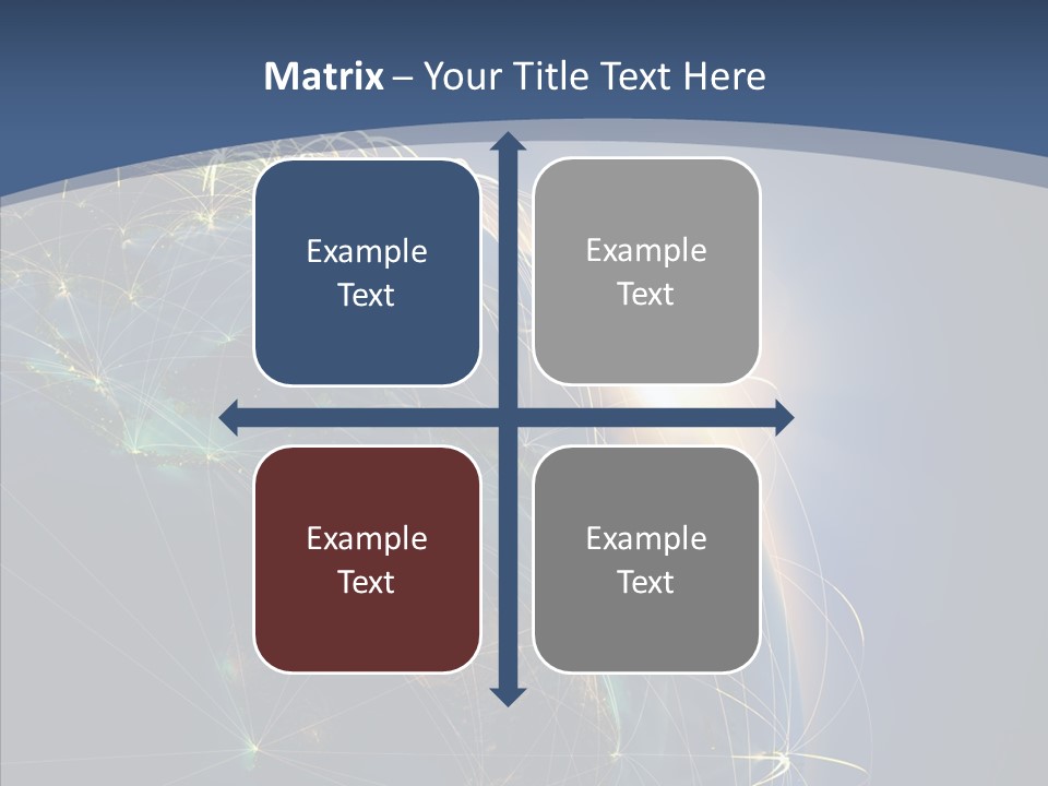 World Map Internet PowerPoint Template