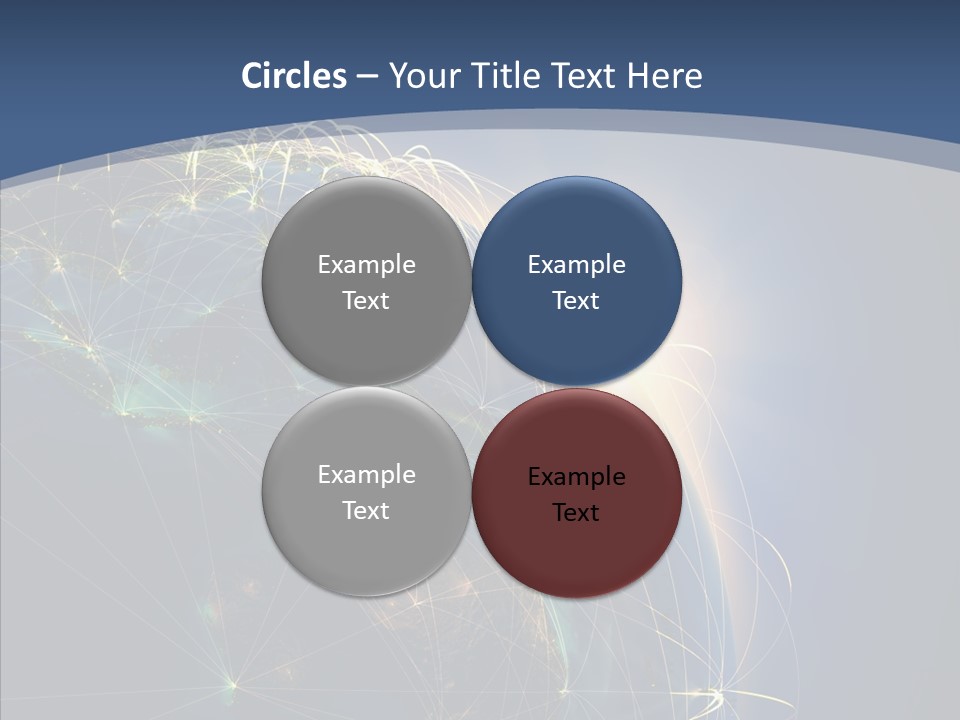 World Map Internet PowerPoint Template