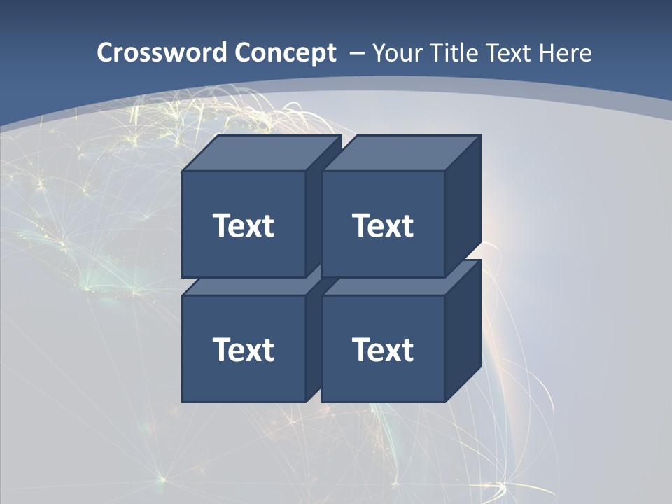 World Map Internet PowerPoint Template