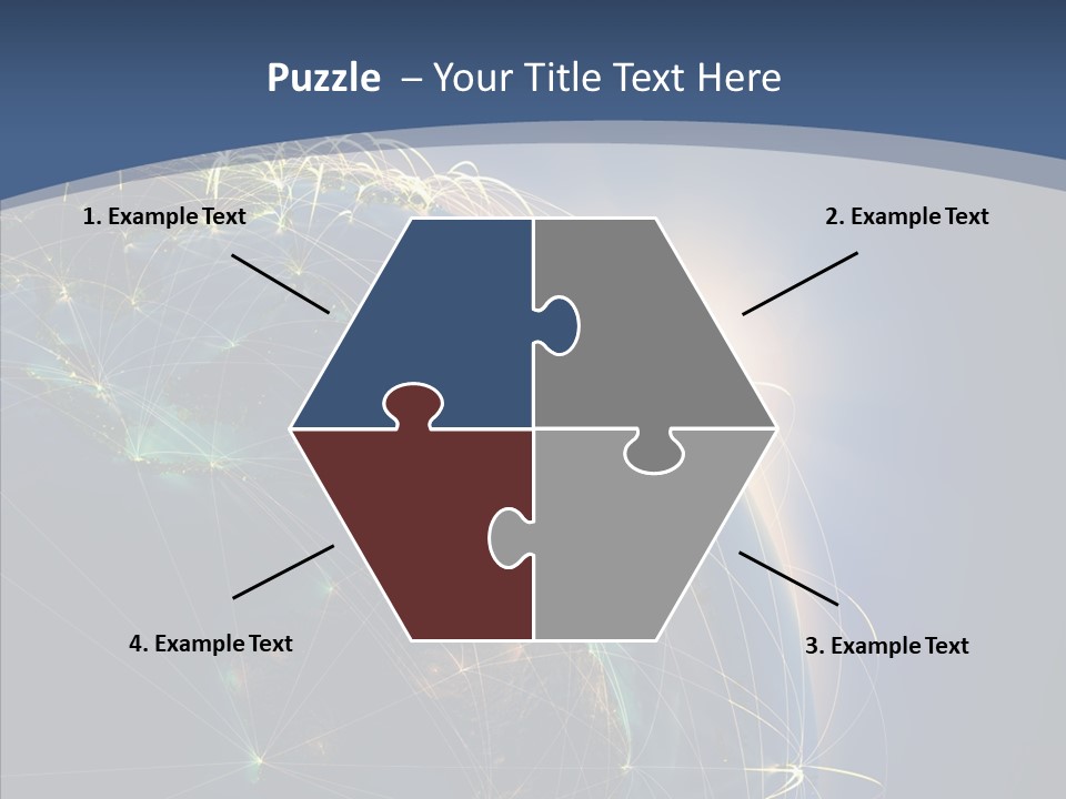 World Map Internet PowerPoint Template