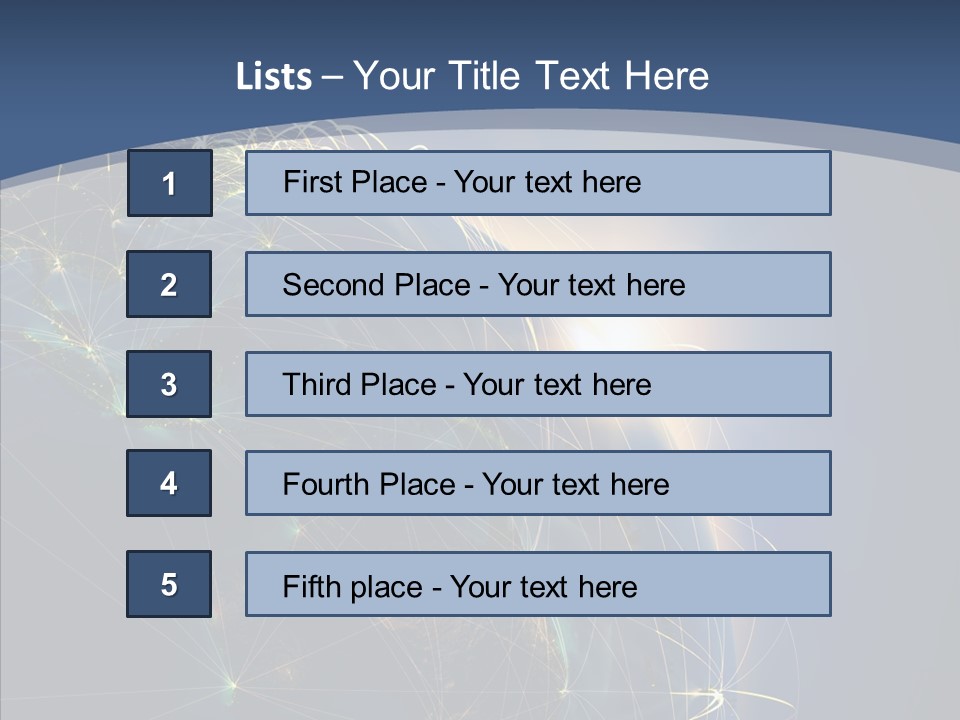 World Map Internet PowerPoint Template