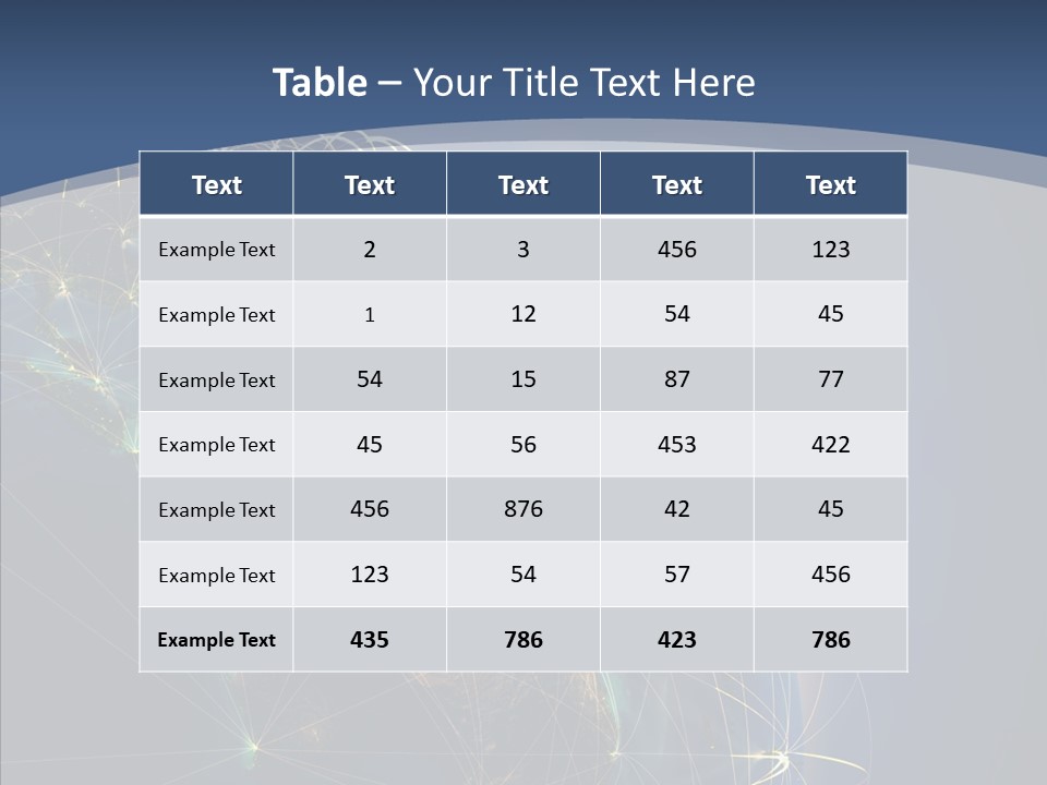 World Map Internet PowerPoint Template