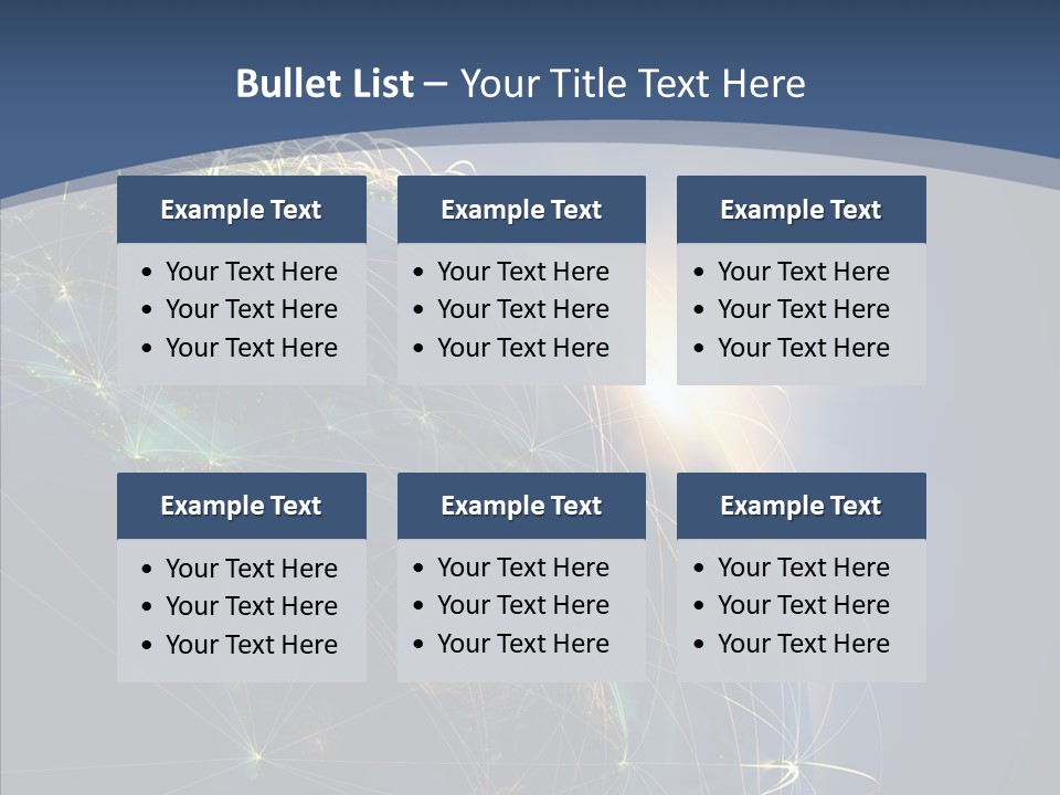 World Map Internet PowerPoint Template