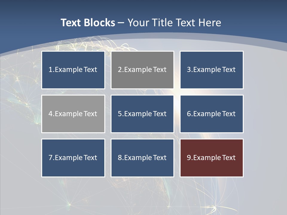 World Map Internet PowerPoint Template