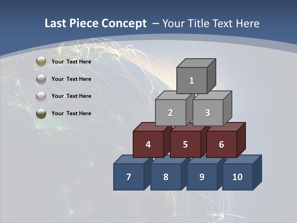 World Map Internet PowerPoint Template