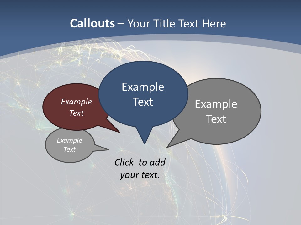 World Map Internet PowerPoint Template