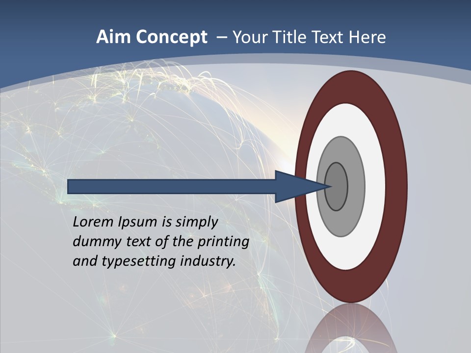 World Map Internet PowerPoint Template