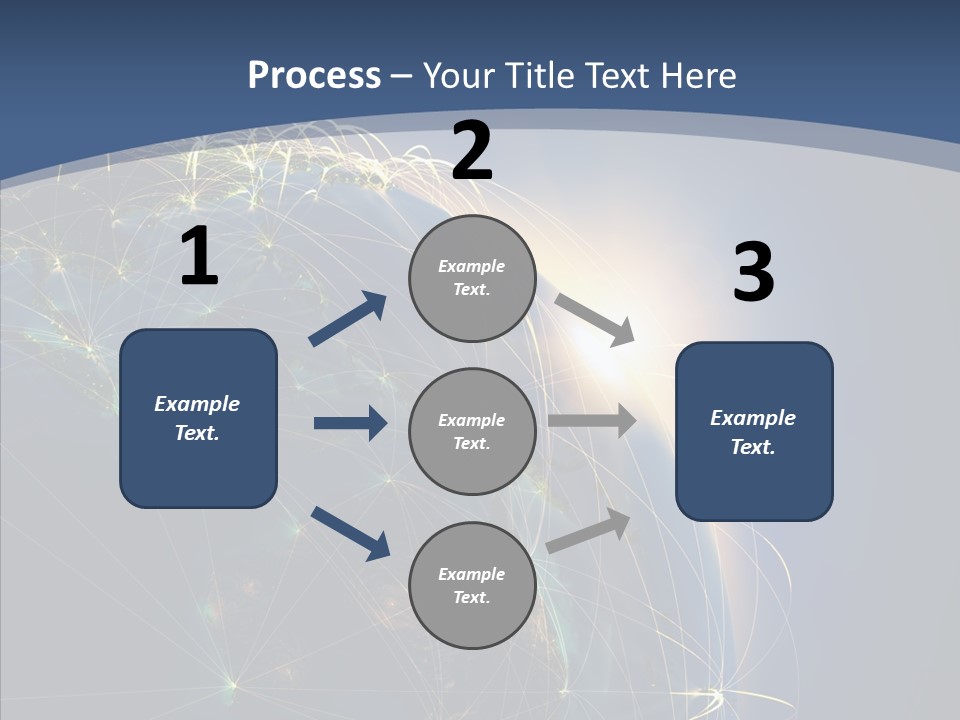 World Map Internet PowerPoint Template