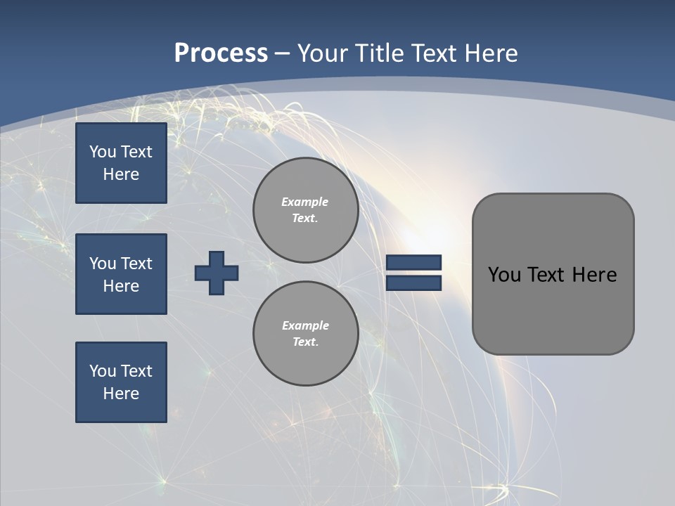 World Map Internet PowerPoint Template