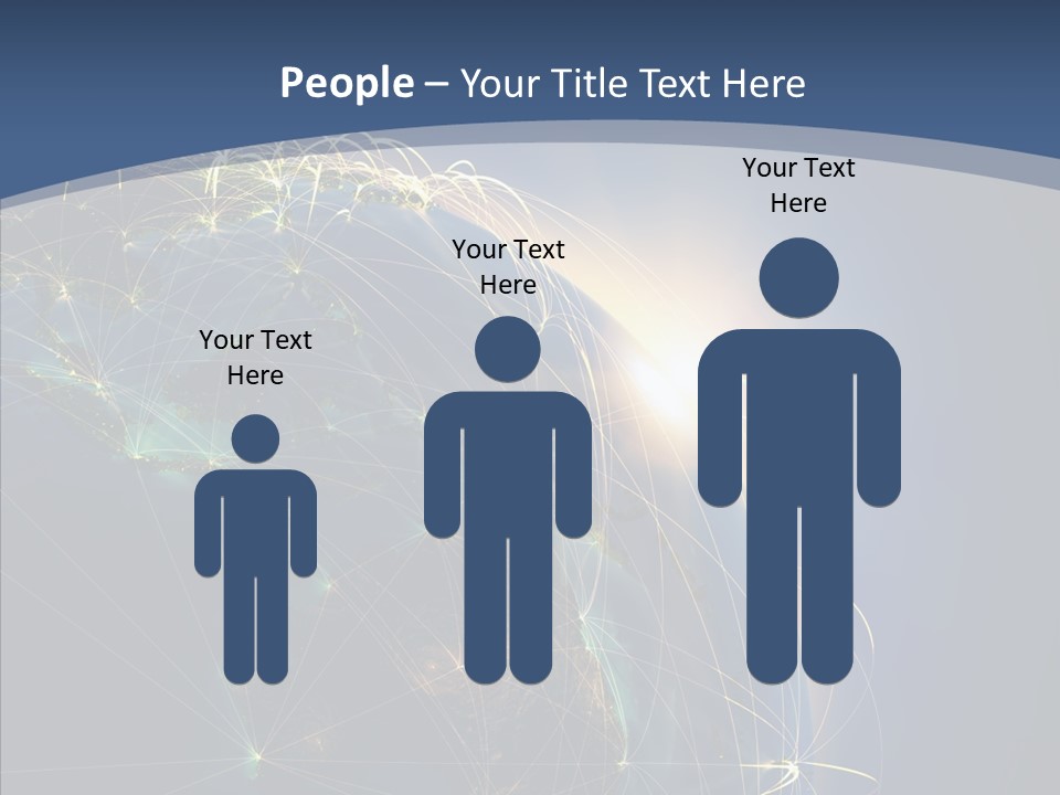 World Map Internet PowerPoint Template