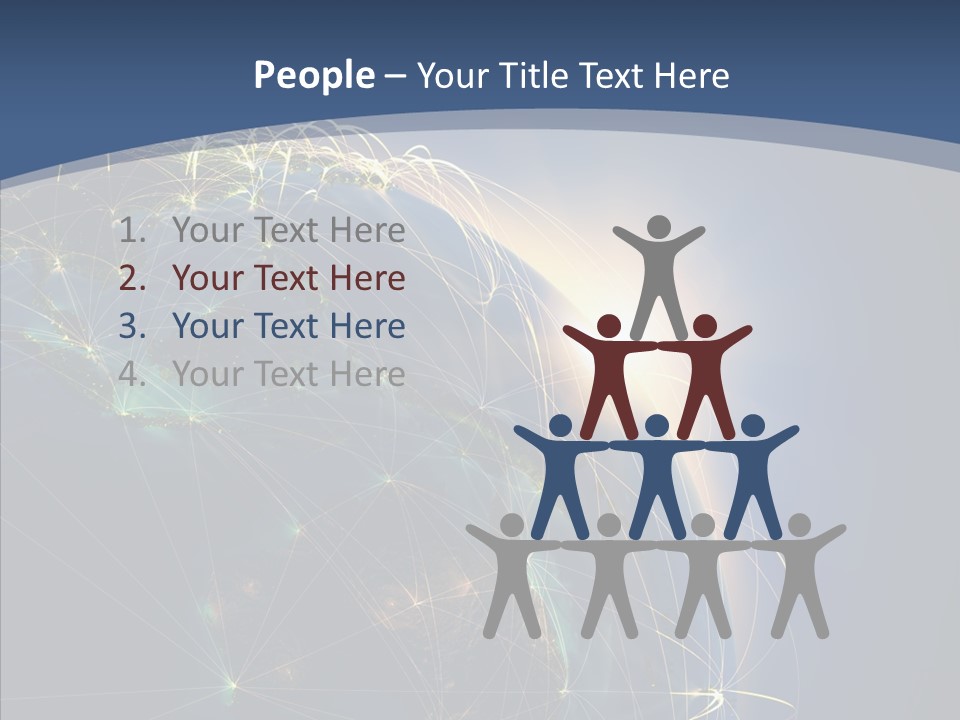 World Map Internet PowerPoint Template