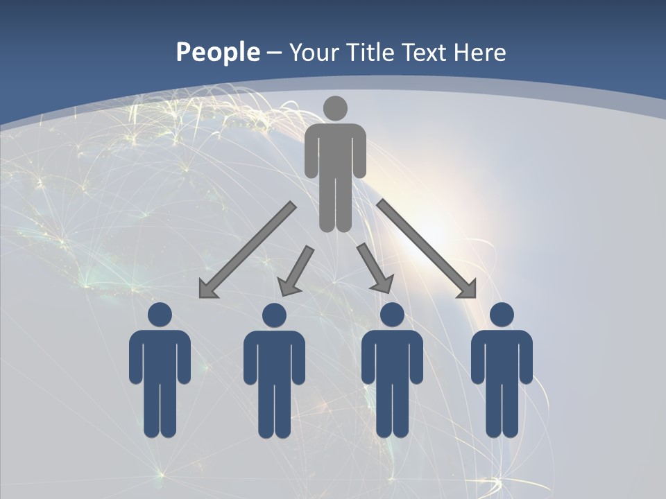 World Map Internet PowerPoint Template