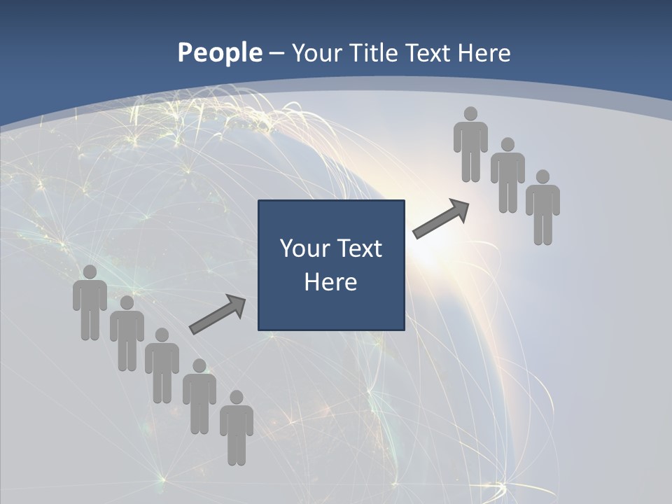 World Map Internet PowerPoint Template