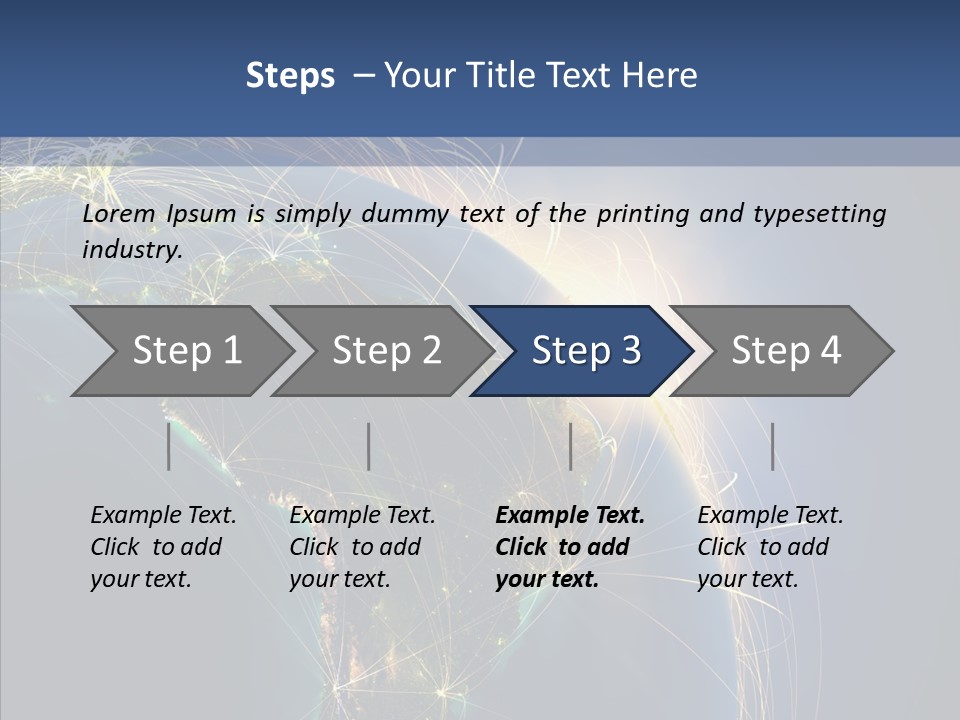 Pace Journey Touri M PowerPoint Template