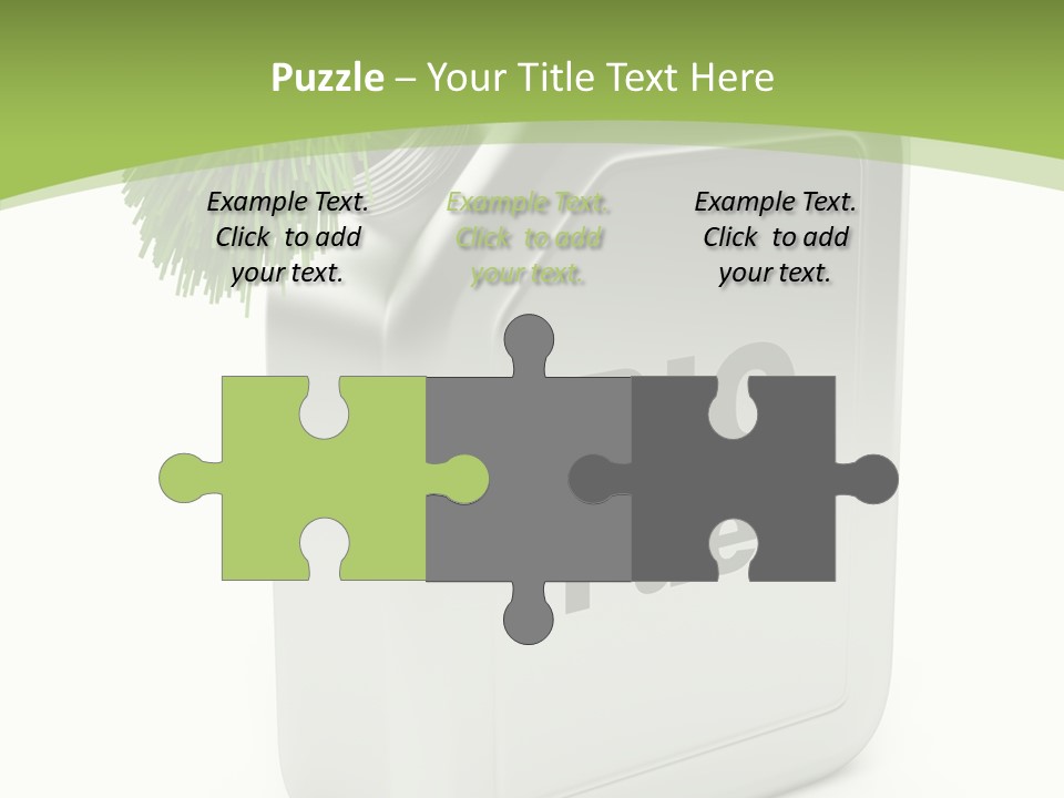 Power Biofuel Oil PowerPoint Template