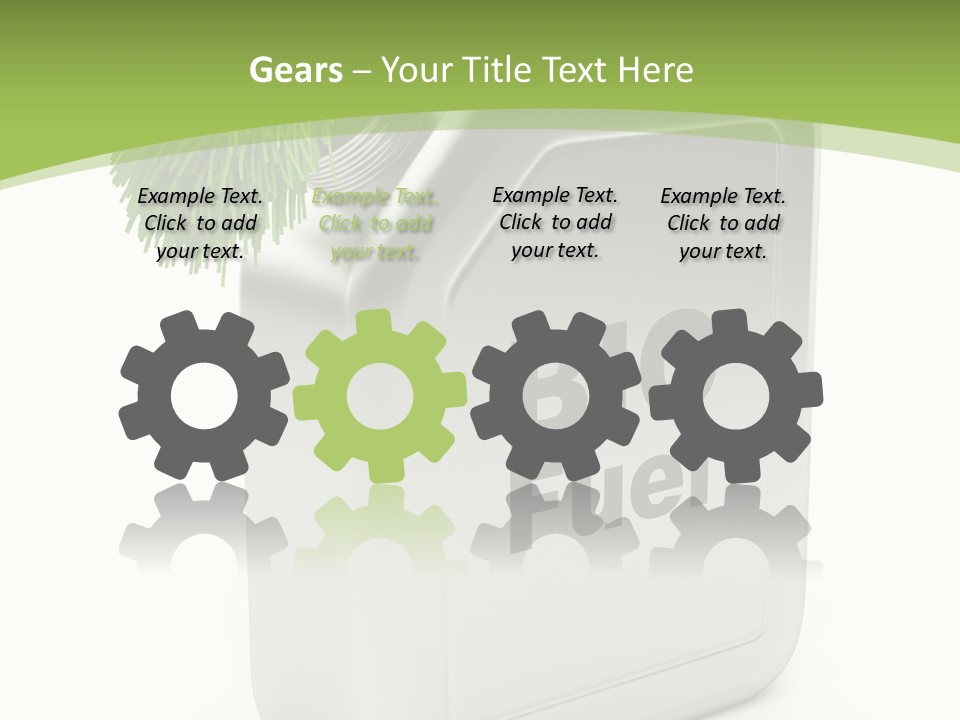 Power Biofuel Oil PowerPoint Template