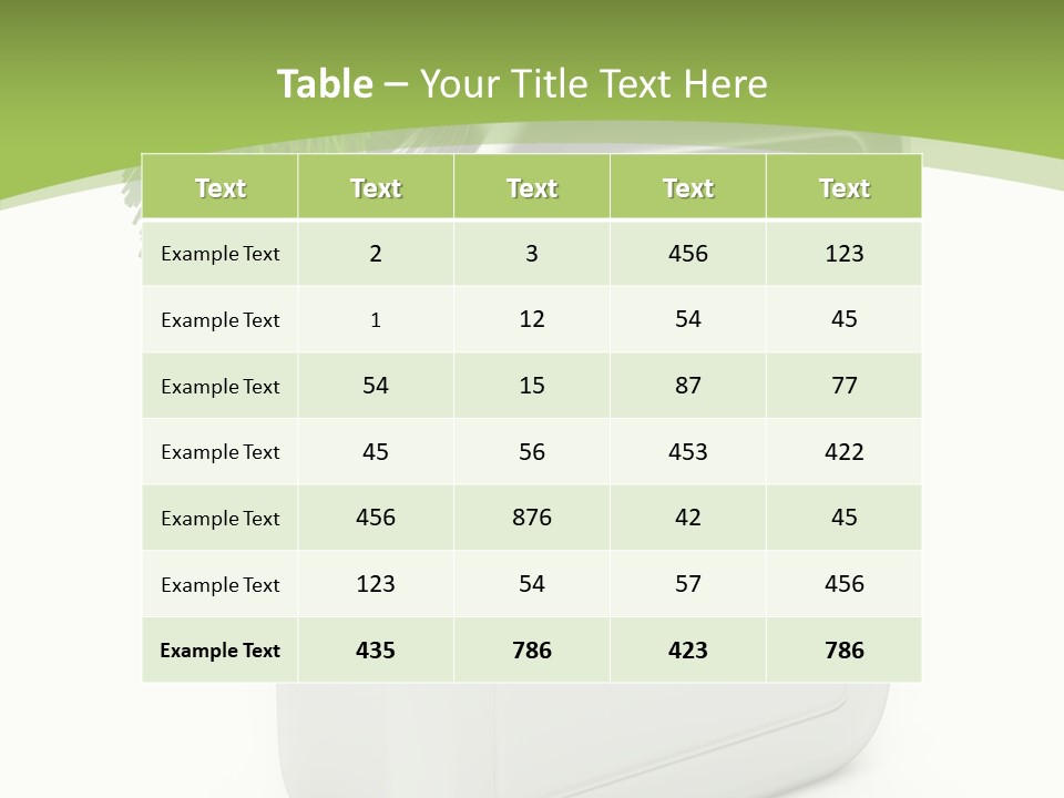 Power Biofuel Oil PowerPoint Template