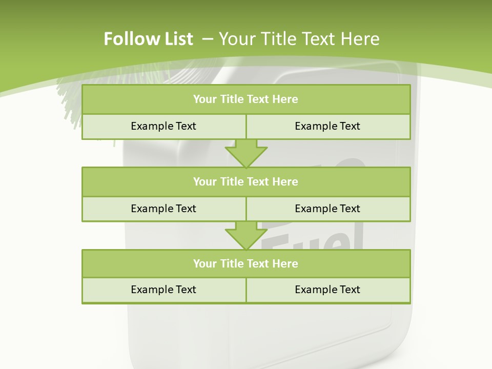 Power Biofuel Oil PowerPoint Template