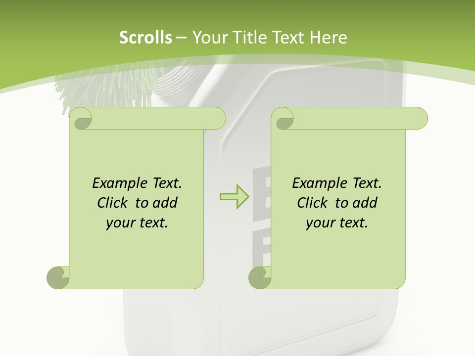 Power Biofuel Oil PowerPoint Template