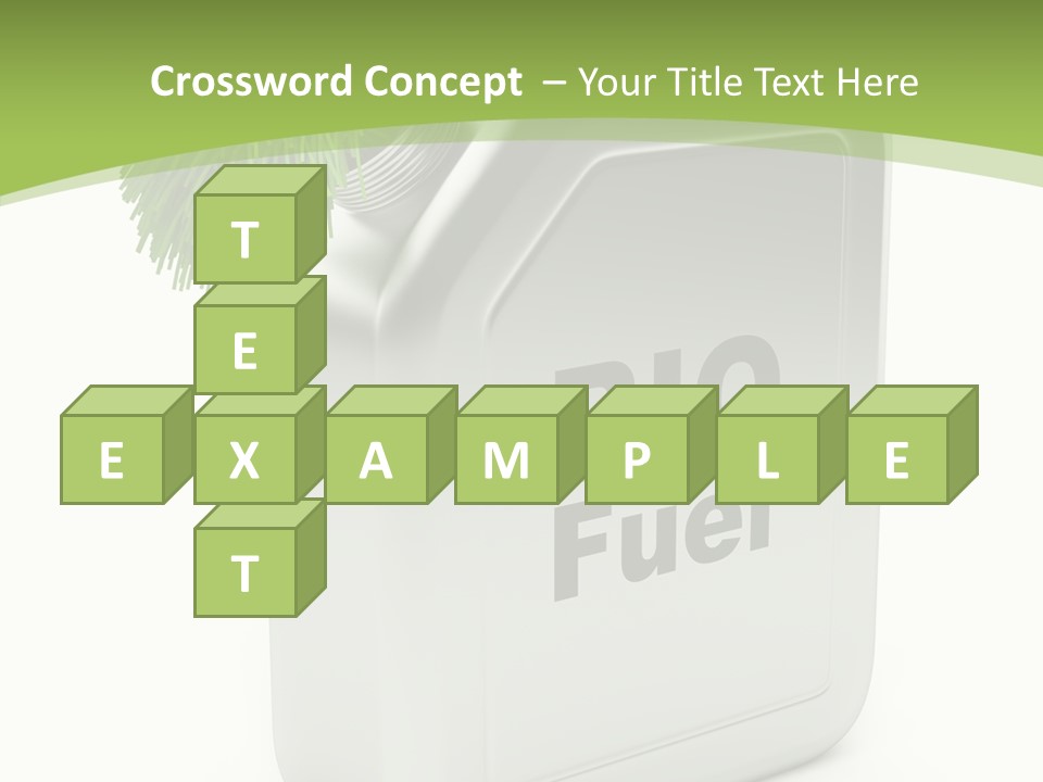 Power Biofuel Oil PowerPoint Template