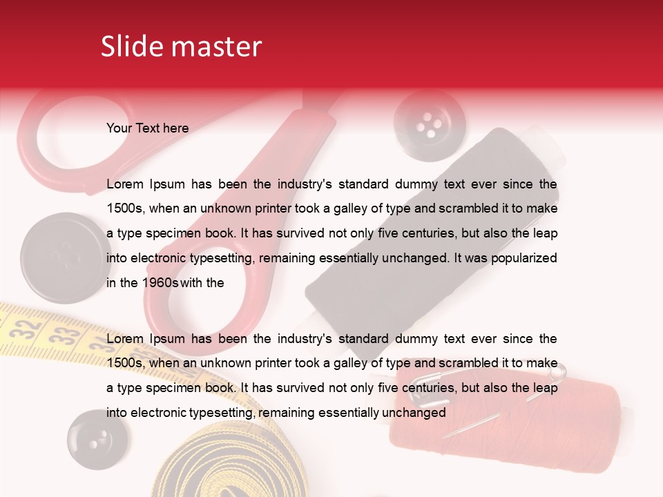 Tape Instrument Hank PowerPoint Template