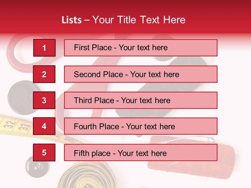 Tape Instrument Hank PowerPoint Template