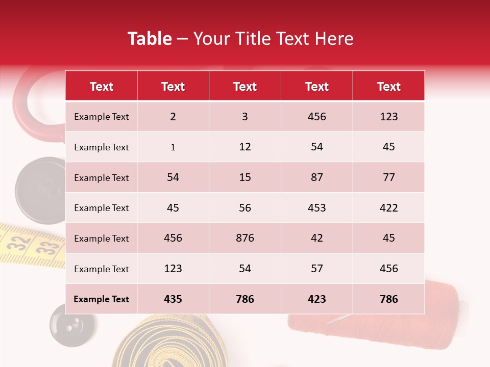 Tape Instrument Hank PowerPoint Template