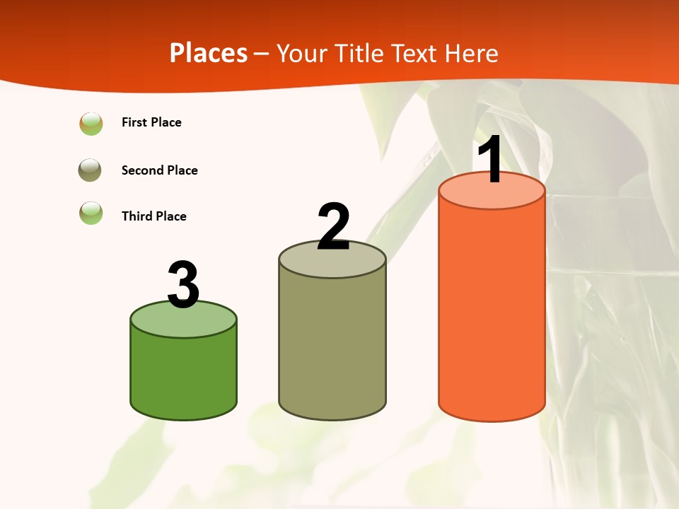 Natural April Flower PowerPoint Template