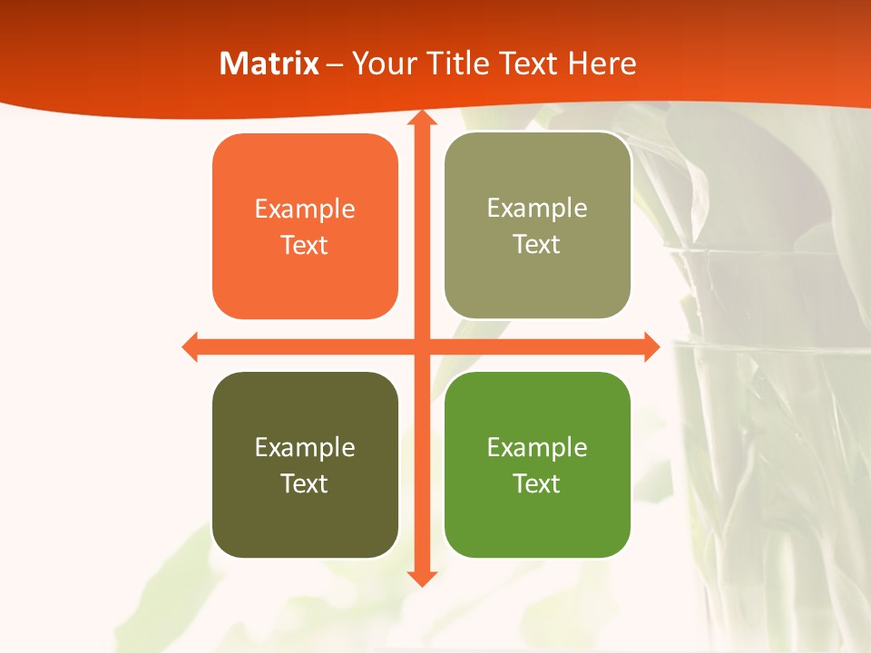 Natural April Flower PowerPoint Template