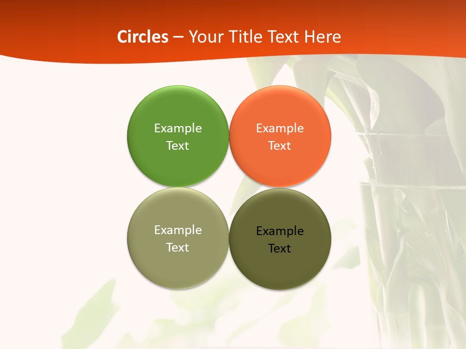 Natural April Flower PowerPoint Template