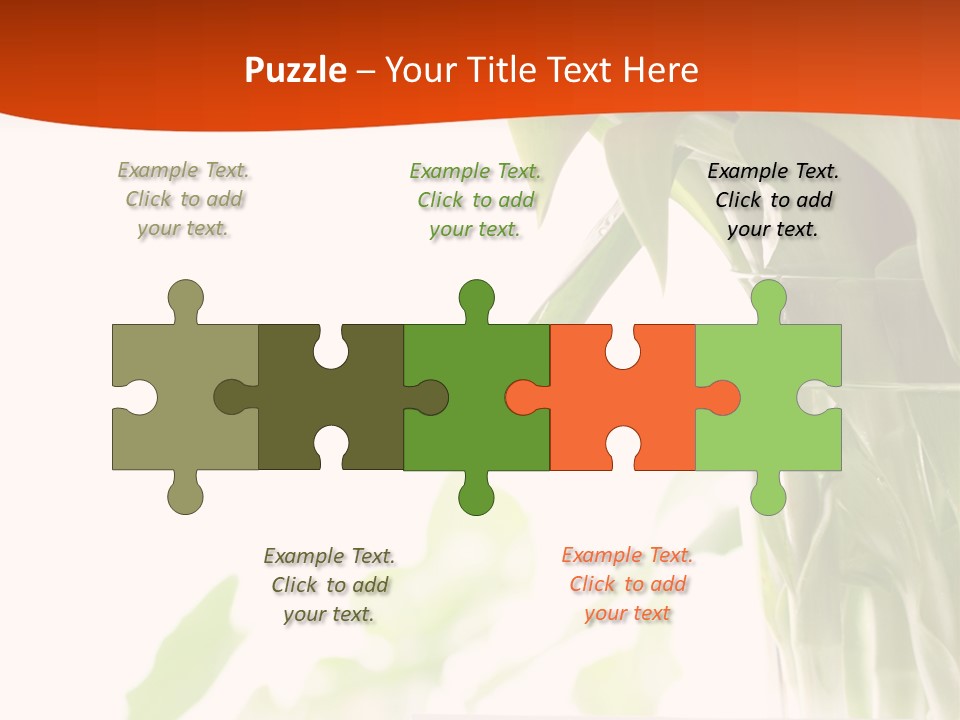 Natural April Flower PowerPoint Template