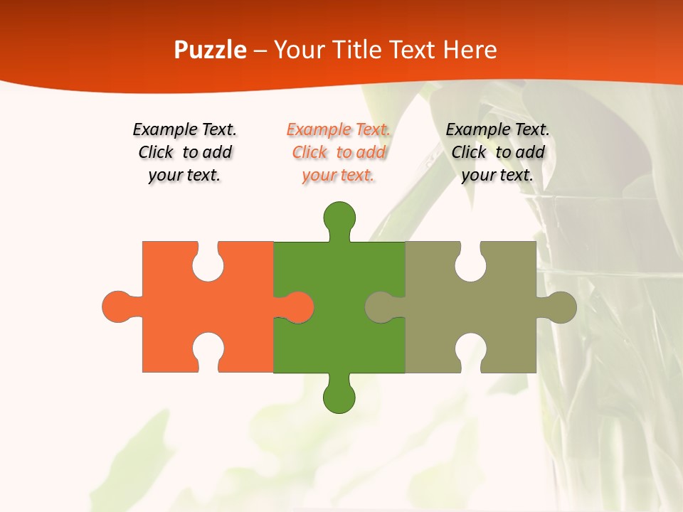 Natural April Flower PowerPoint Template