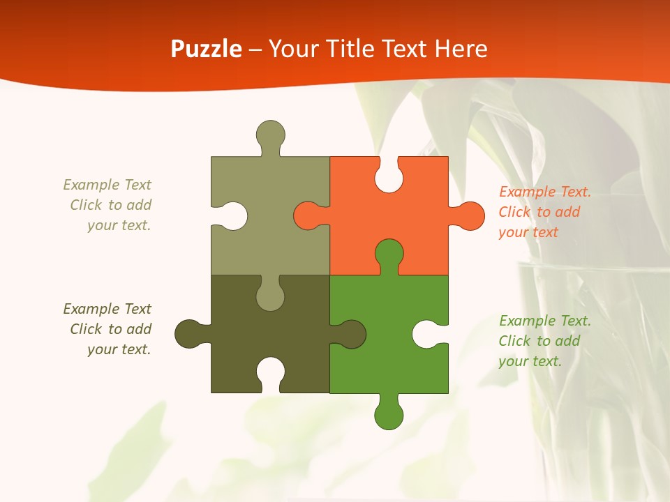 Natural April Flower PowerPoint Template