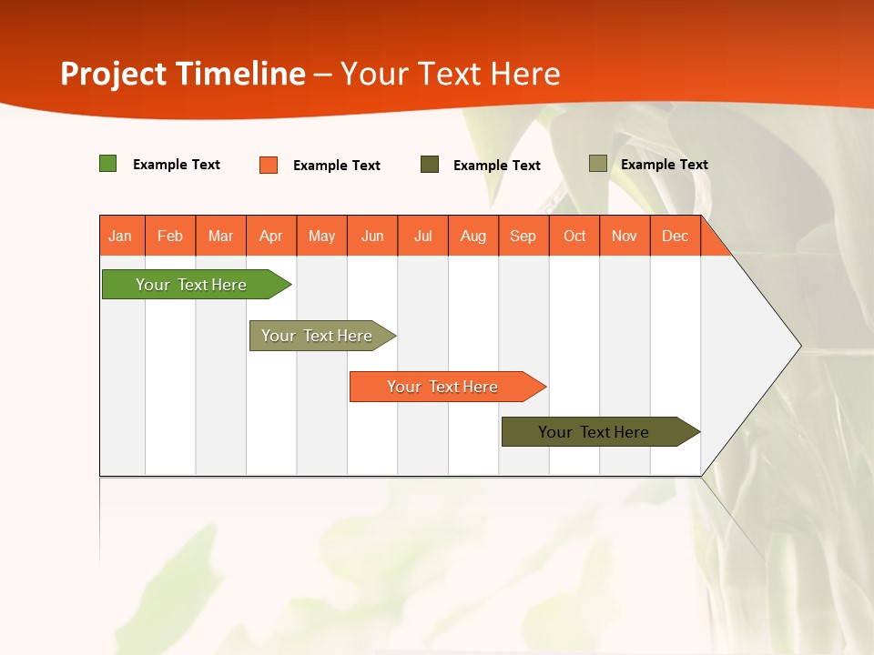 Natural April Flower PowerPoint Template