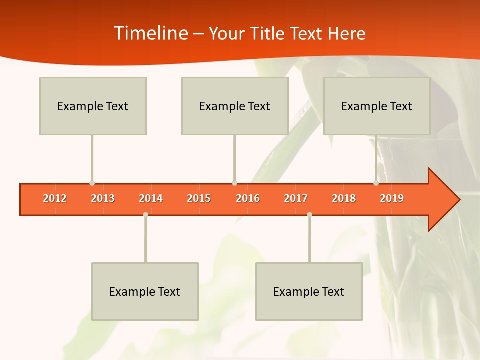 Natural April Flower PowerPoint Template