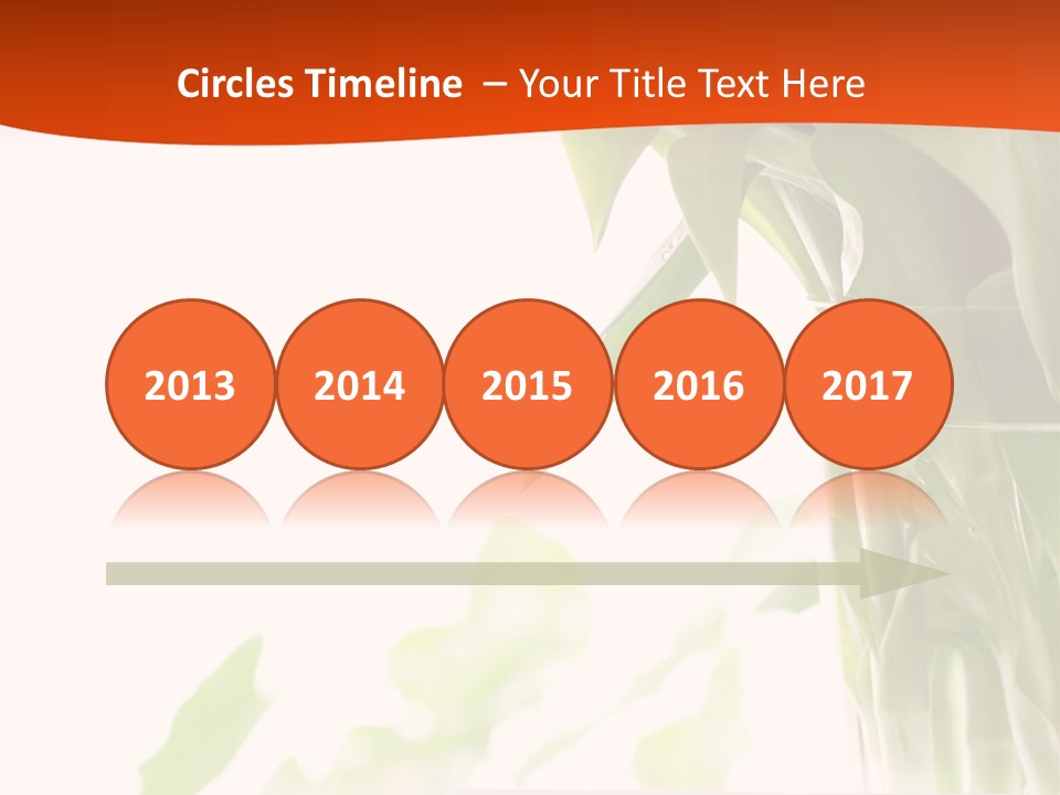 Natural April Flower PowerPoint Template