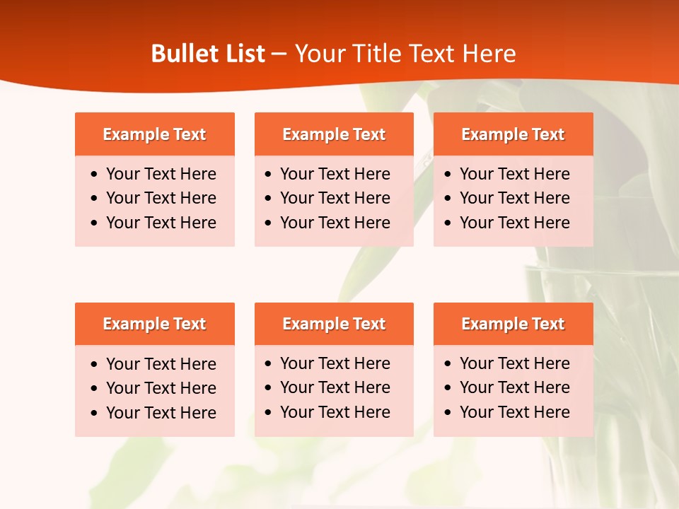 Natural April Flower PowerPoint Template